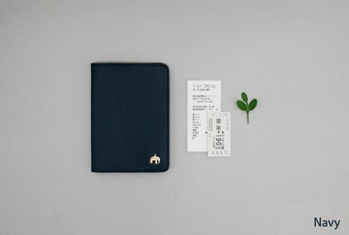 Elephant Genuine Leather Passport Case