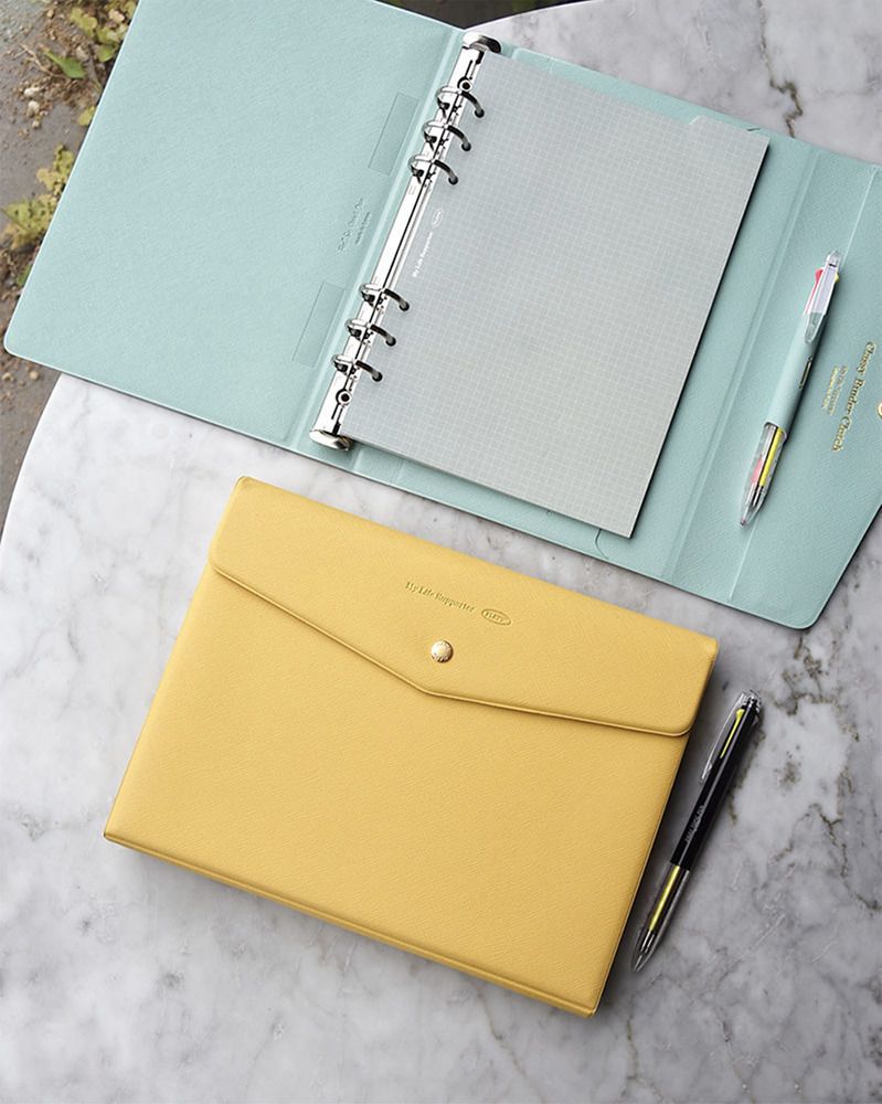 MochiThings Classy 6 Ring A5 Binder Clutch