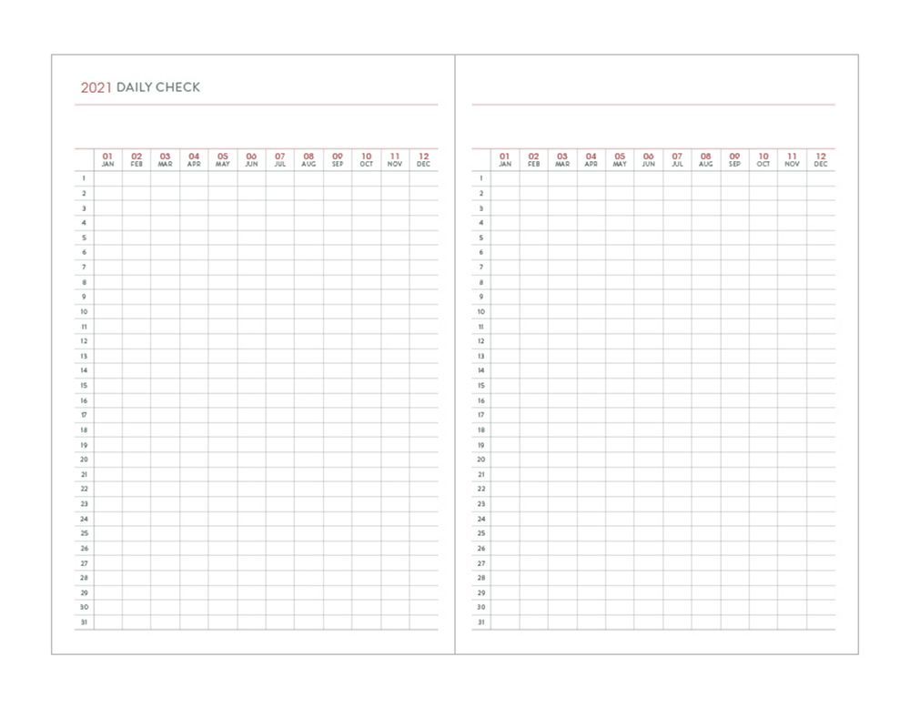 2021 Prism Monthly Planner