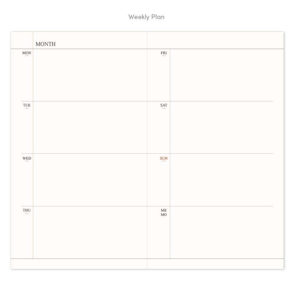 Official Slim Weekly Planner v4