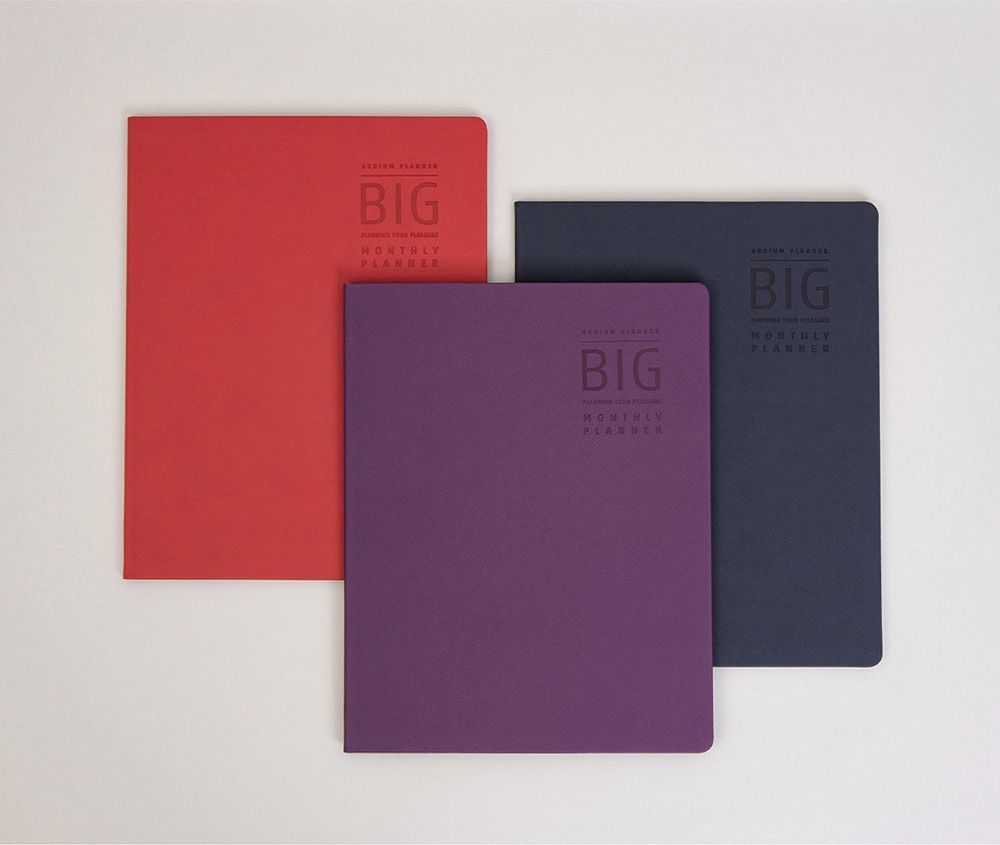 2021 Big Leather Monthly Planner