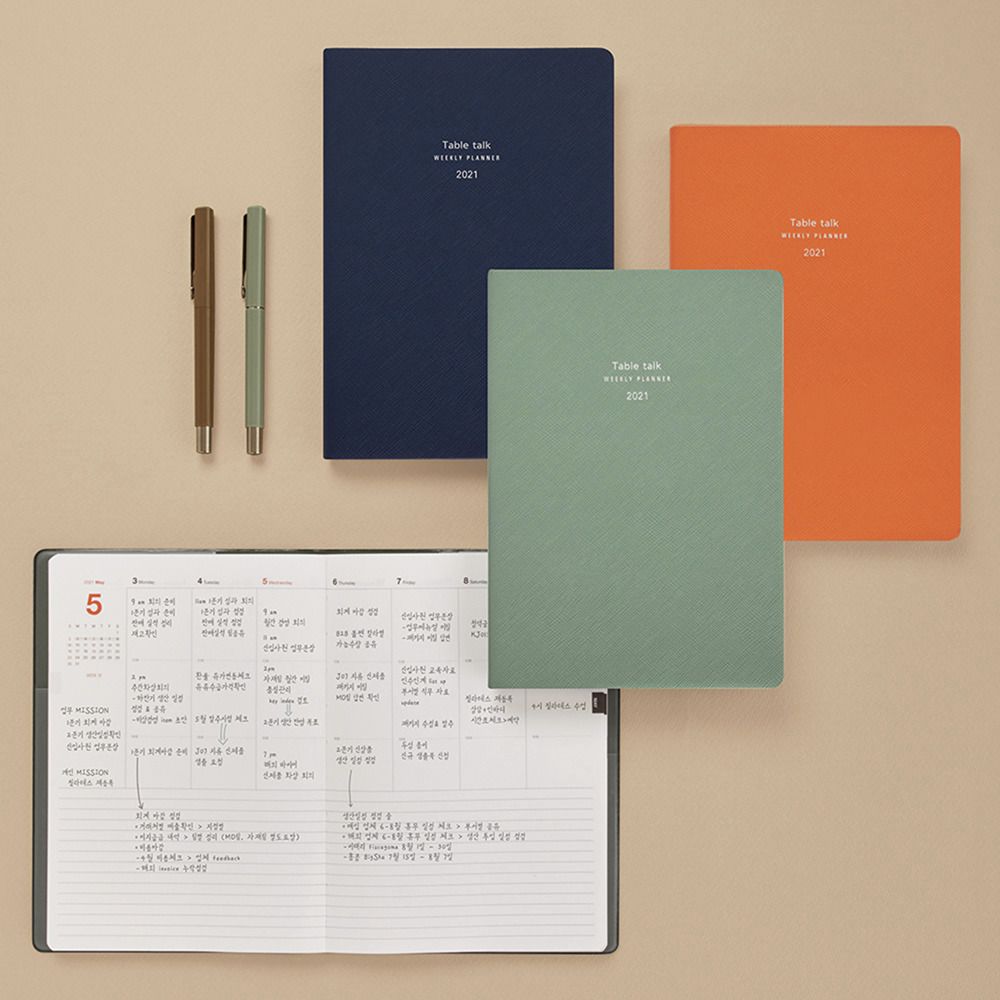 2021 Table Talk A5 Weekly Planner