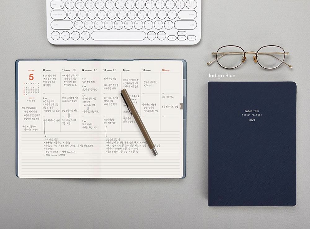 2021 Table Talk A5 Weekly Planner
