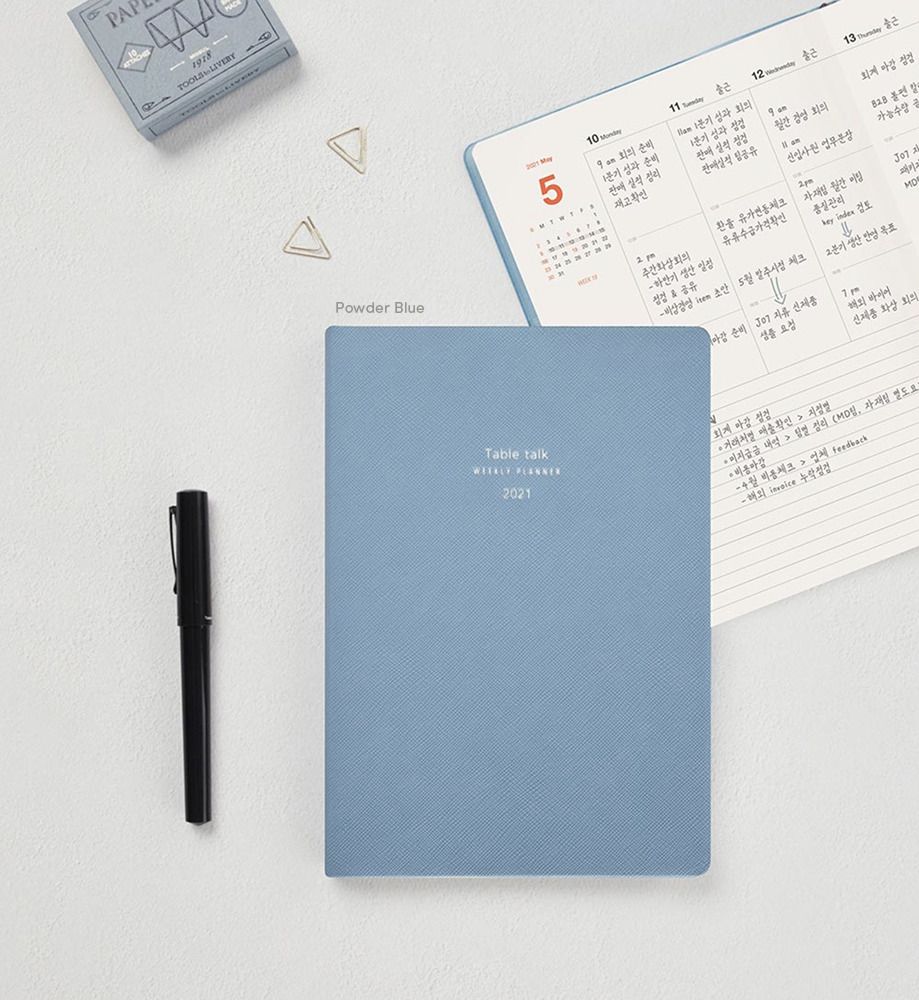 2021 Table Talk A5 Weekly Planner