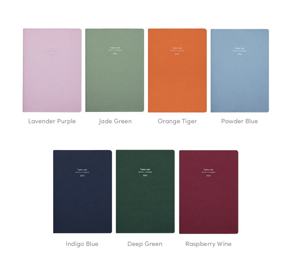2021 Table Talk A5 Weekly Planner