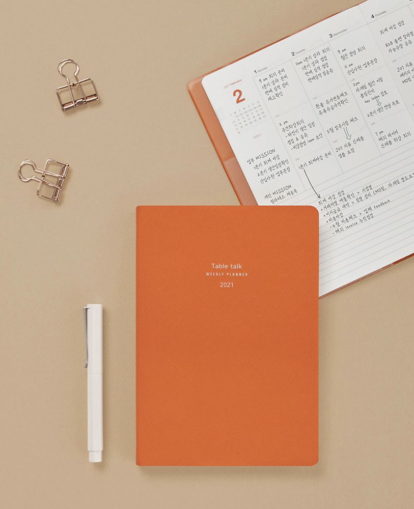 2021 Table Talk A5 Weekly Planner