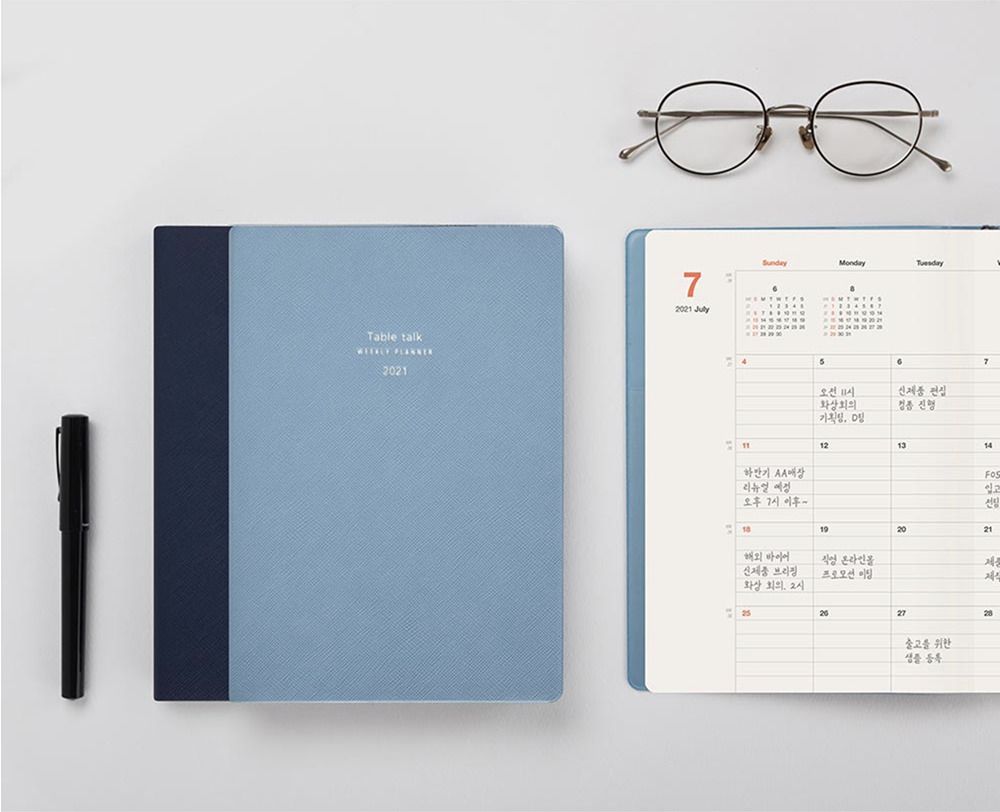 2021 Table Talk A5 Weekly Planner