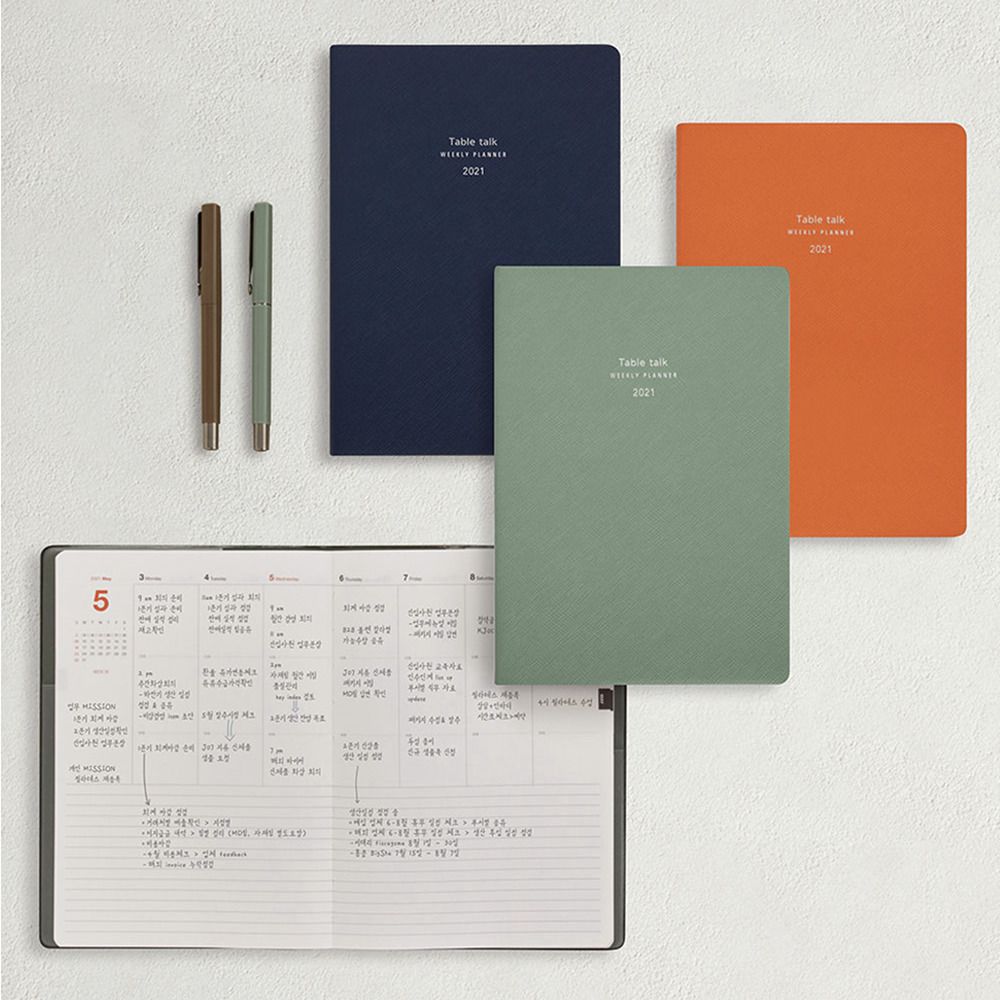 2021 Table Talk A5 Weekly Planner