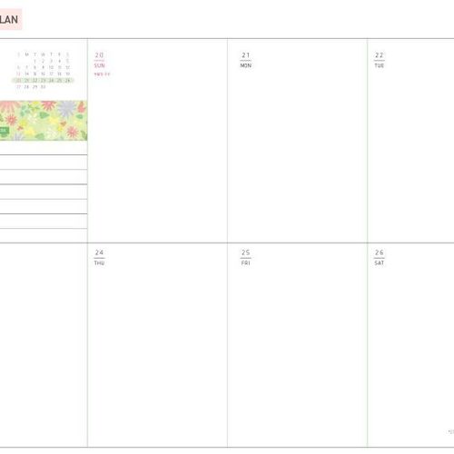 2014 Ardium Pattern Diary Scheduler - Image 15