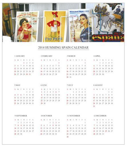 2014 Desk Calendar v1