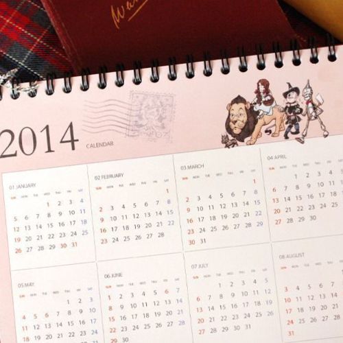2014 The Wizard of Oz Calendar