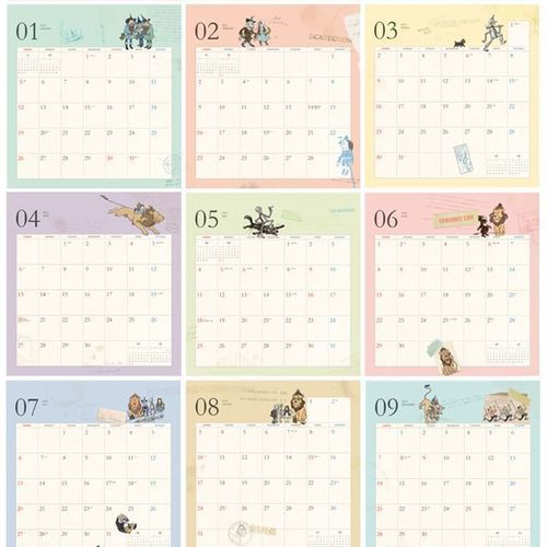 2014 The Wizard of Oz Calendar