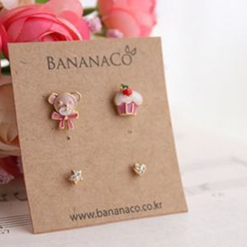 MochiThings: 4pcs Sugar Bear Earring Set