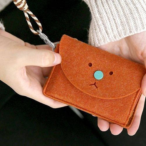 Toffee Nut Card Pouch & Neck Strap Set - Image 2