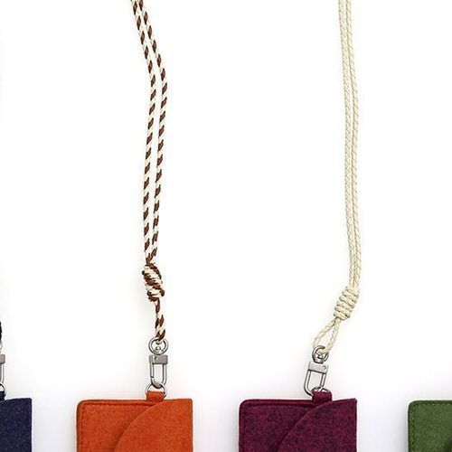 Toffee Nut Card Pouch & Neck Strap Set - Image 12