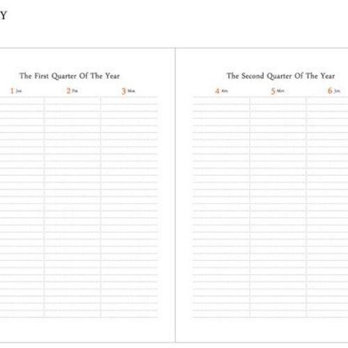 Large Nathalie Diary Scheduler