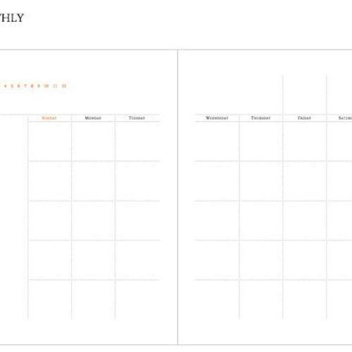 Large Nathalie Diary Scheduler
