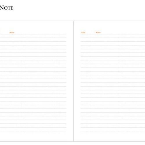 Large Nathalie Diary Scheduler