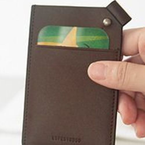 Life Studio Leather Slim Card Case & Strap - Image 8