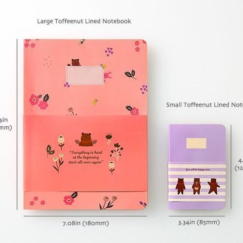 Small Toffeenut Lined Notebook - Image 20