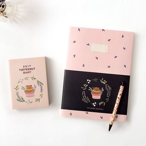 Large Toffeenut Lined Notebook