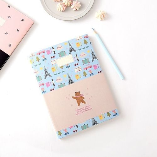 Large Toffeenut Lined Notebook