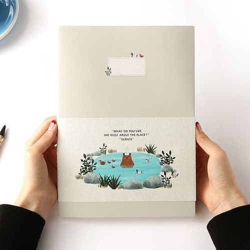 Large Toffeenut Lined Notebook