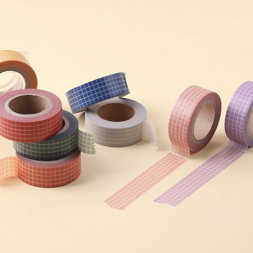 Colorful Check Masking Tape