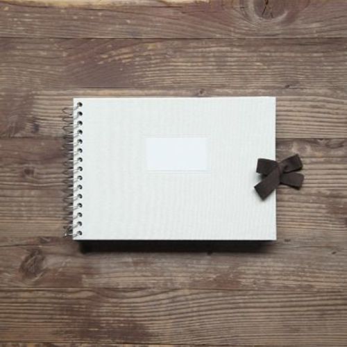 Small Ivory Scrapbook