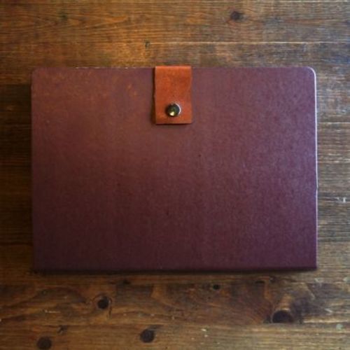 Large Brown Document Folder - Image 1