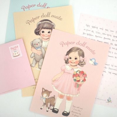 MochiThings: Paper Doll Letter Set