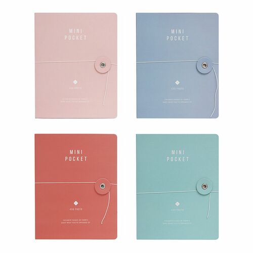 Mini Pocket String Tie 4x6 Photo Album - Image 6