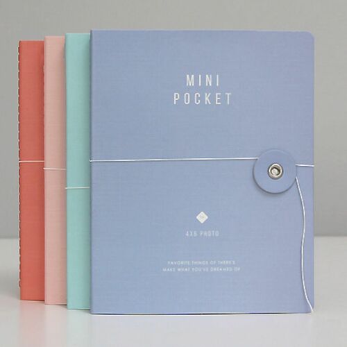 Mini Pocket String Tie 4x6 Photo Album - Image 7