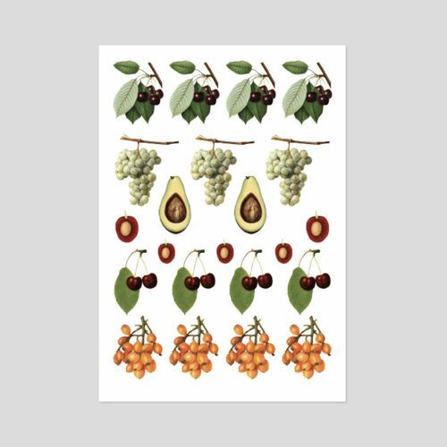 10pcs Fruit CYO Sticker Set