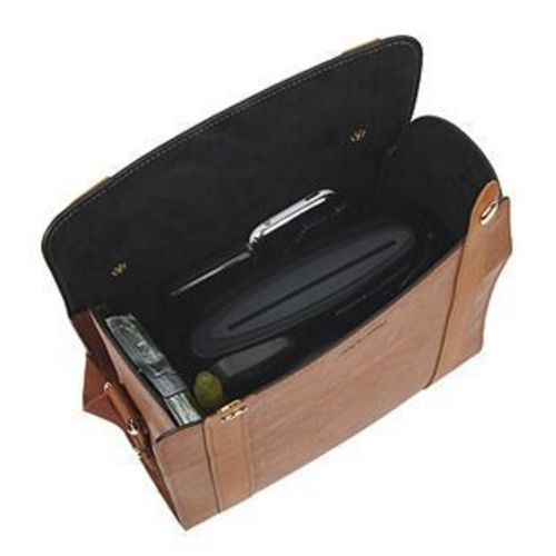 Tan Leather Camera Bag