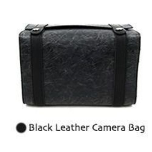 Tan Leather Camera Bag