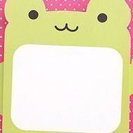Animal Sticky Note v2, Frog