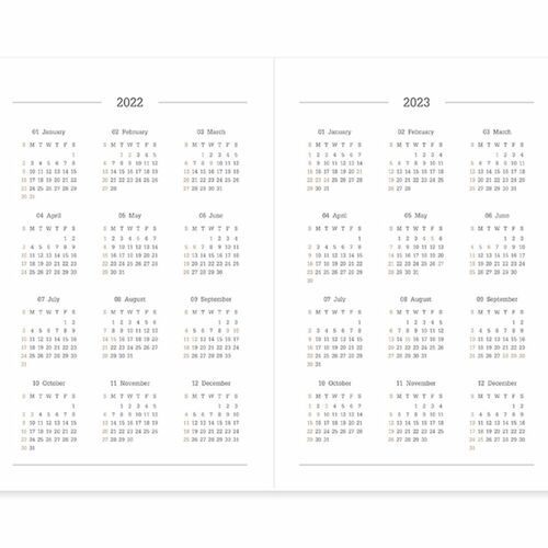 2022 Official Soft Weekly Planner