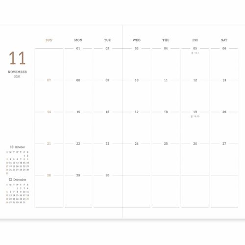 2022 Official Soft Weekly Planner