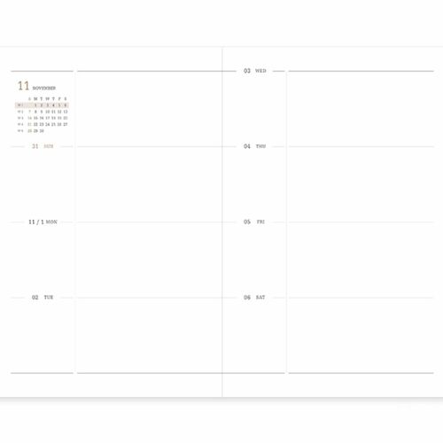 2022 Official Soft Weekly Planner