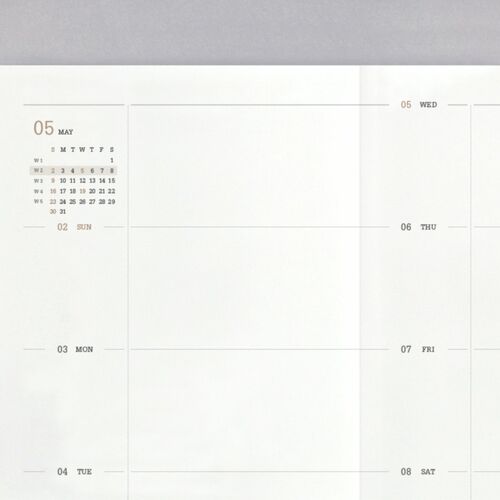 2022 Official Soft Weekly Planner