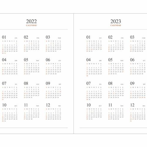 Mochithings 2022 big official monthly scheduler