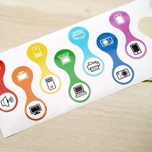 Colorful Cord Tag Sticker - Image 2