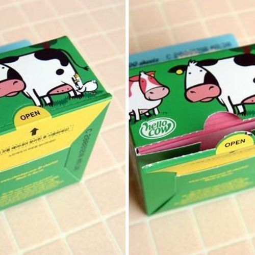Hello Cow Strawberry Milk Notepad
