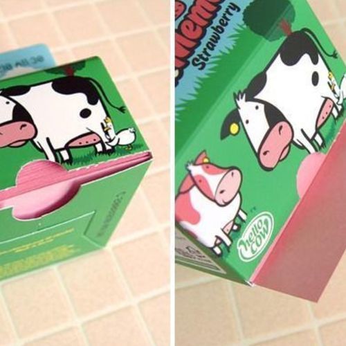 Hello Cow Strawberry Milk Notepad