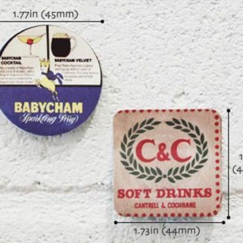 Vintage Coaster Sticker Label Set v1 - Image 5