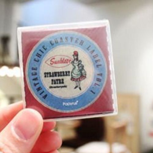 Vintage Coaster Sticker Label Set v1 - Image 6