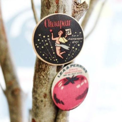 Vintage Coaster Sticker Label Set v1 - Image 10