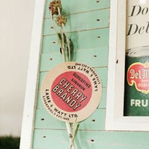 Vintage Coaster Sticker Label Set v1 - Image 14