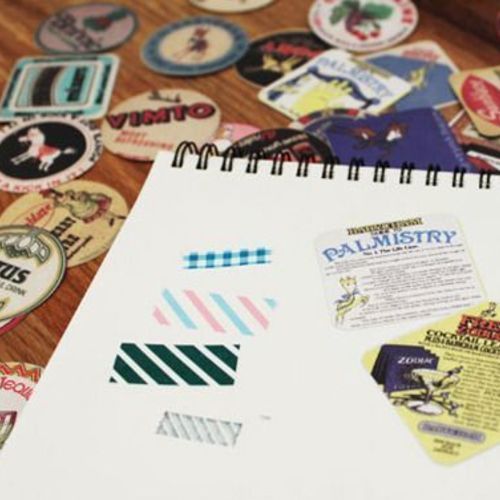 Vintage Coaster Sticker Label Set v1 - Image 17